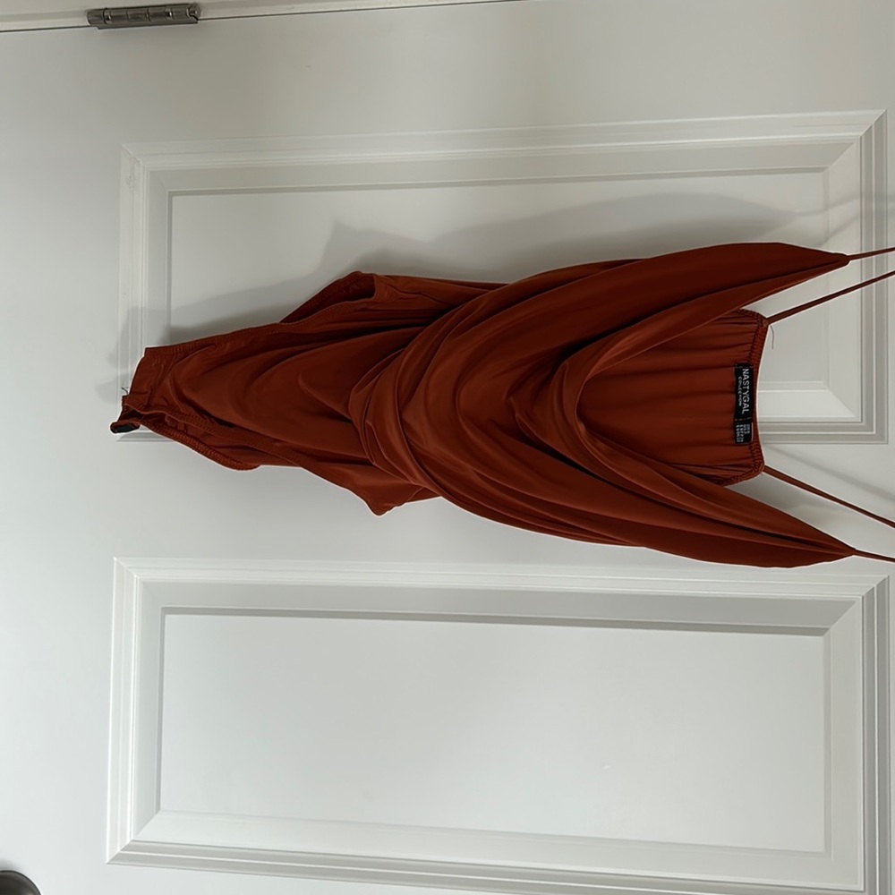 Nasty Gal burnt orange bodysuit